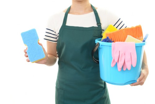 Dust removal during post-construction cleaning in Lambeth