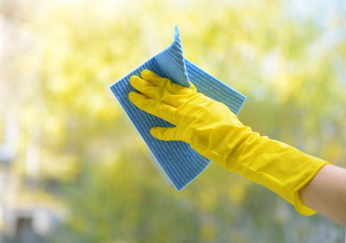 Lambeth cleaning team working carefully to maintain high standards