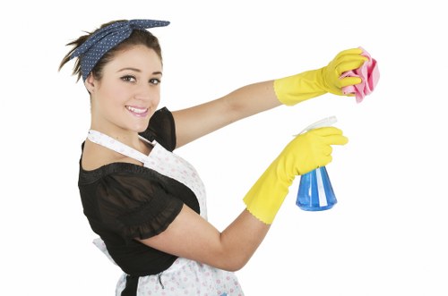 Deep cleaning bathroom surfaces in Lambeth
