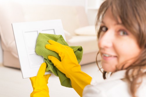 Clean and refreshed living room furniture after upholstery care